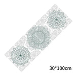 serviette yoga rose bleu mandala motifs floraux moderne 100cm matériaux fibre superfine