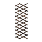treillis bois rétractable marron foncé structure géométrique moderne fixation pliant verticalintérieur decoration plantes support