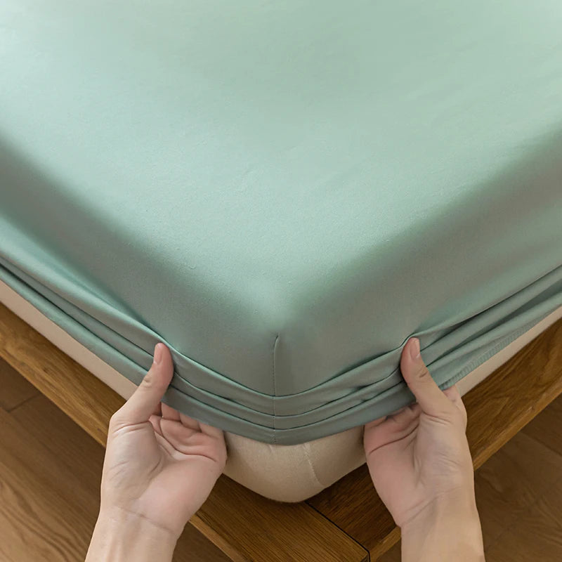Drap-housse imperméable king size gris clair