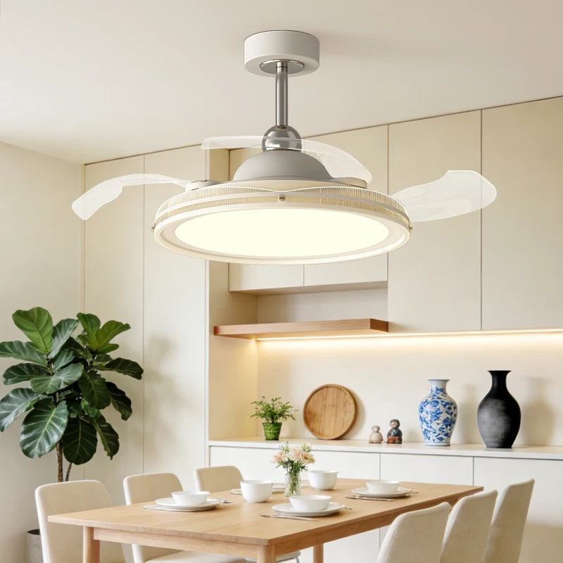 plafonnier led moderne blanc doré noir éclairage chambre salon télécommande minimaliste