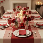 serviettes cocktail rouge uni grandes fêtes 120 pièces 10x10 pouces modernes party napkins
