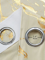 rideaux moderne motif doré abstraits polyester européen français chambre salonhôtel