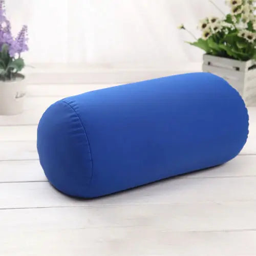 coussin ovale uni moderne bleu rouge violet noir mousse polyester lit décoration voyage