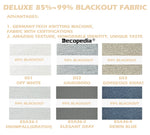 Stores enrouleurs jour nuit occultants tissu rayures horizontales moderne blanc extérieure intérieure