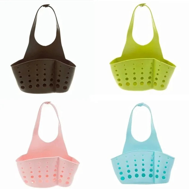 porte savon silicone perforé moderne vert rose bleu adhésif rangement évier multifonctionReusable