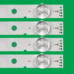 ruban led blanc moderne clips connecteurs kit 10pcs opaques 570mm