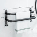 porte serviettes mural noir anti rust porte serviettes bain organisateur salle bain moderne