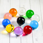 boules verre transparentes modernes noir blanc orange vert bleu rose rouge jaune violet brillantes