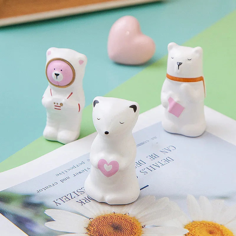 boutons meubles céramique panda ours polaire cœur classiques décoration enfant chambre moderne minimaliste