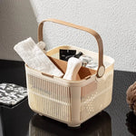 panier bain rangement serviettes savons moderne minimaliste blanc gris beige tresséReusableMultifonctionnelPortatifDomestique