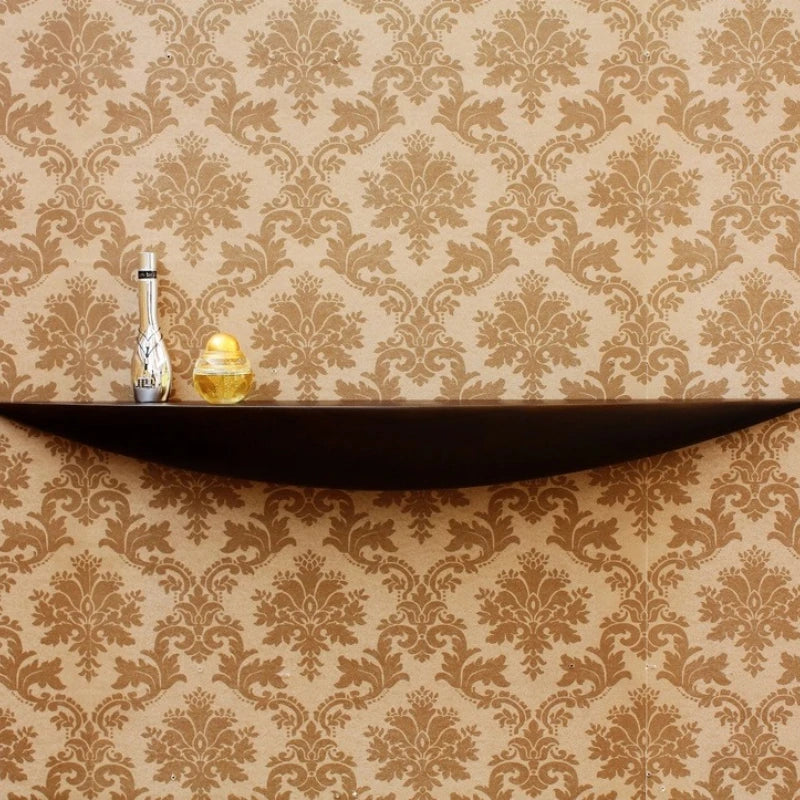 étagère murale moderne bois naturel blanc adhésive deco télécran salon chic