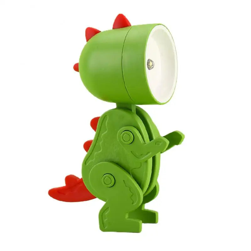 lampe table portable pliable jaune rouge bleu vert motif dinosaurien moderne emergency night light