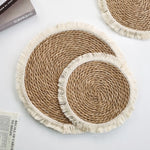 Set de table osier rond 38 cm