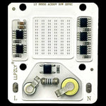ampoule led cob 50w ac 220v blanc jaune rouge extérieure spotlight technologie circuits imprimés