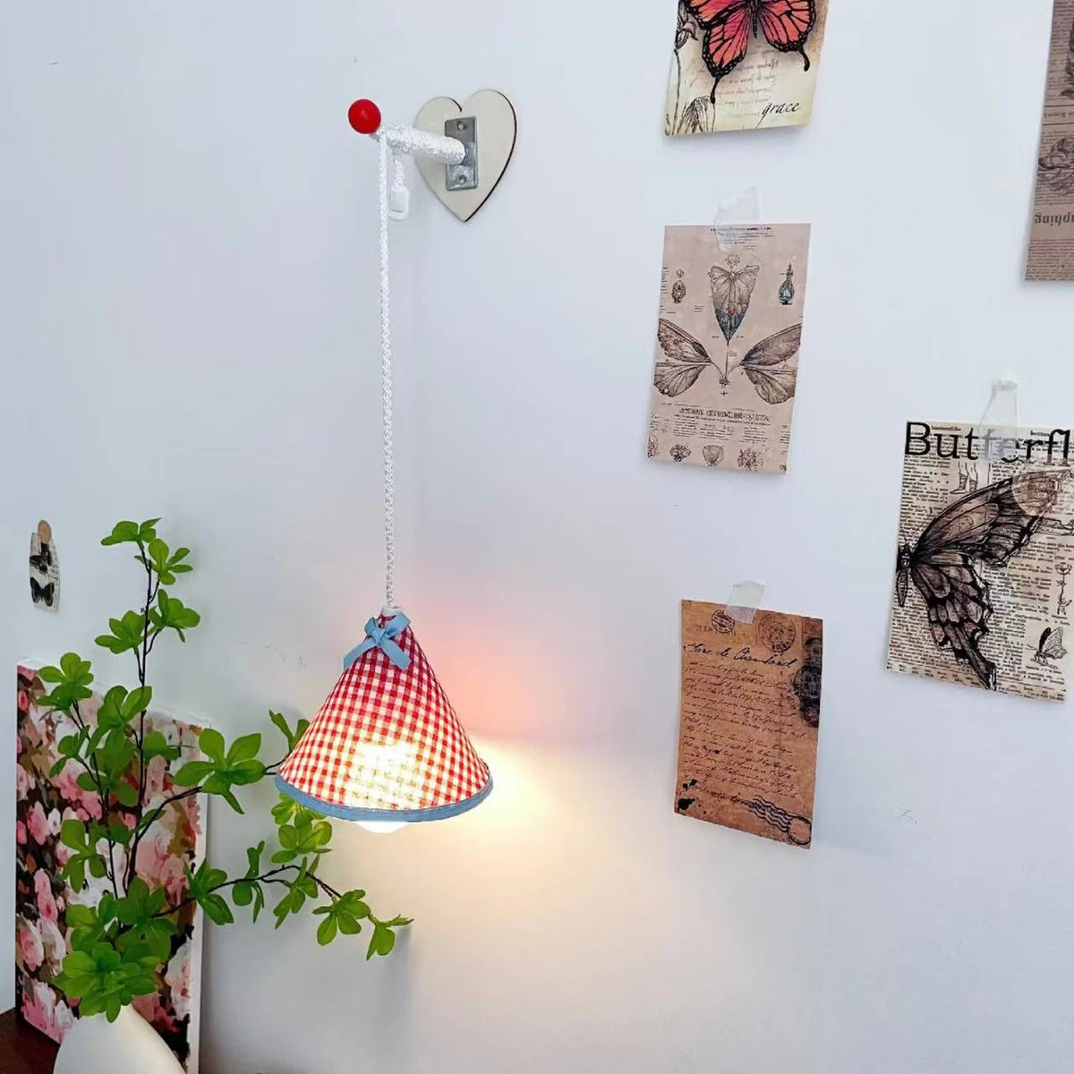 lampe nuit murale rouge blanche carreaux moderne LED rechargeable ABS certifications LVD FCC ROHS
