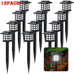 lumière solaire led moderne noire carré blanc ip65 extérieure jardin patio allée urgence