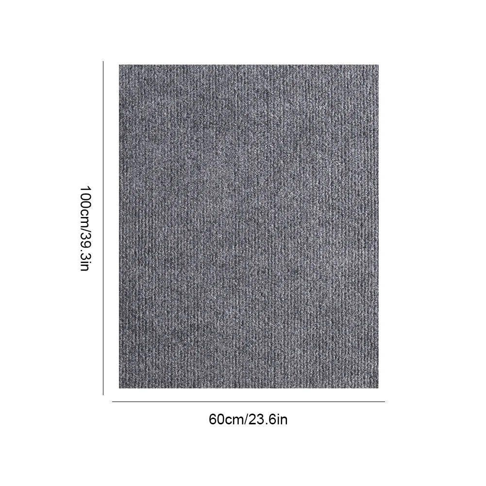 tapis grattage chats gris beige texture tissée adhésif moderne 30x100cm