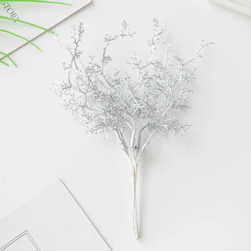 guirlande fleurs séchées bleu clair naturelle fil coton decoration chambre maison