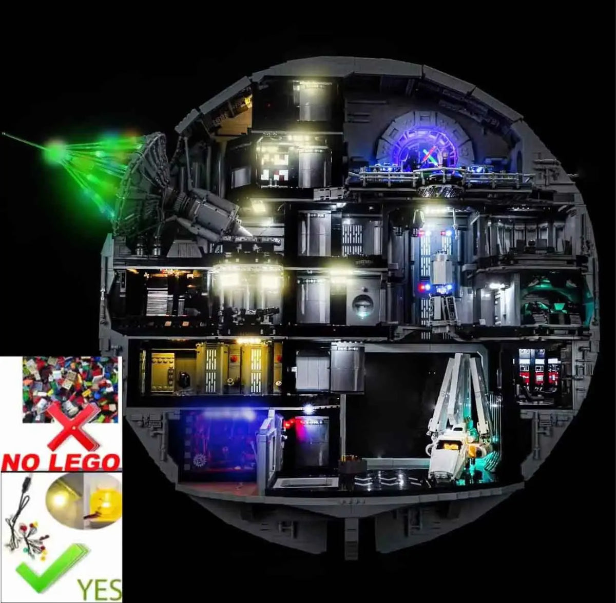 kit lumière led adhésif vert blanc bleu jaune moderne technologie usb câble bande