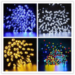 guirlande lumineuse solaire multicolore 100 leds ip65 moderne spikes