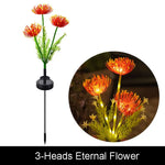 lampe solaire décorative papillons fleurs multicolore moderne extérieur jardin camping festivité mariage