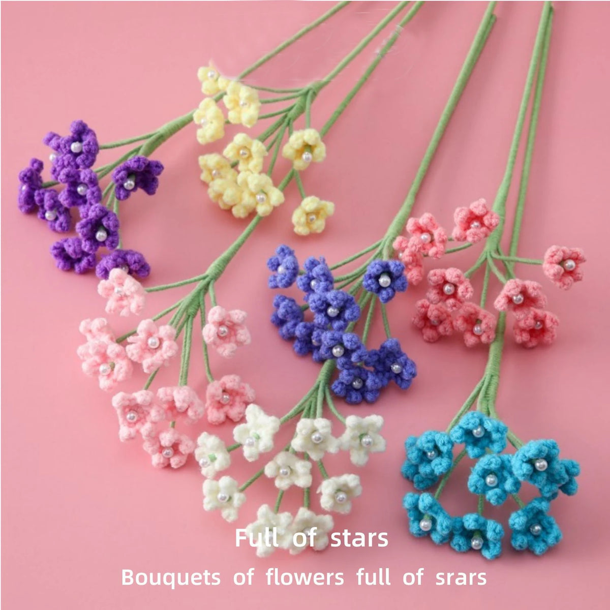 décoration maison fleurs étoiles violettes roses blanches jaunes bouquets artisanal intérieur