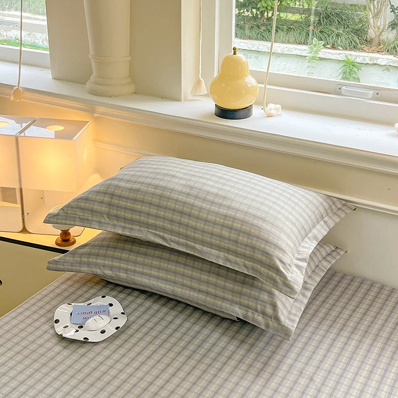 taies d'oreiller fleurées ensemble literie classique oreiller drap plat ours rose doux