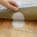 coussinets préhension antidérapants réutilisables adhésifs tapis canapé matelas gris beige blanc marron texturés intérieur