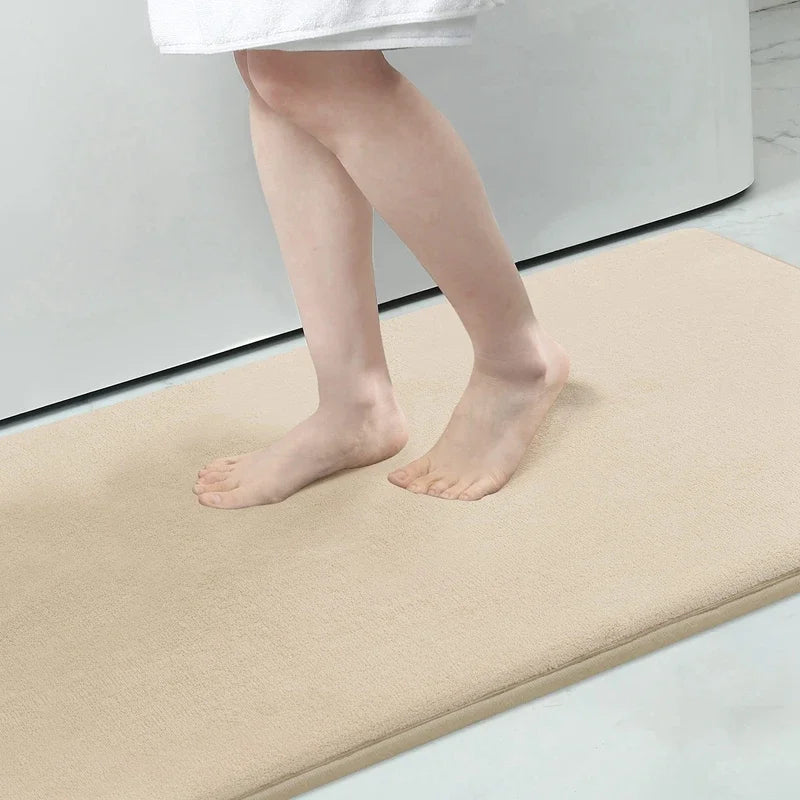 tapis bain gris noir marron microfiber antidérapant moderne doux salle bain cuisine