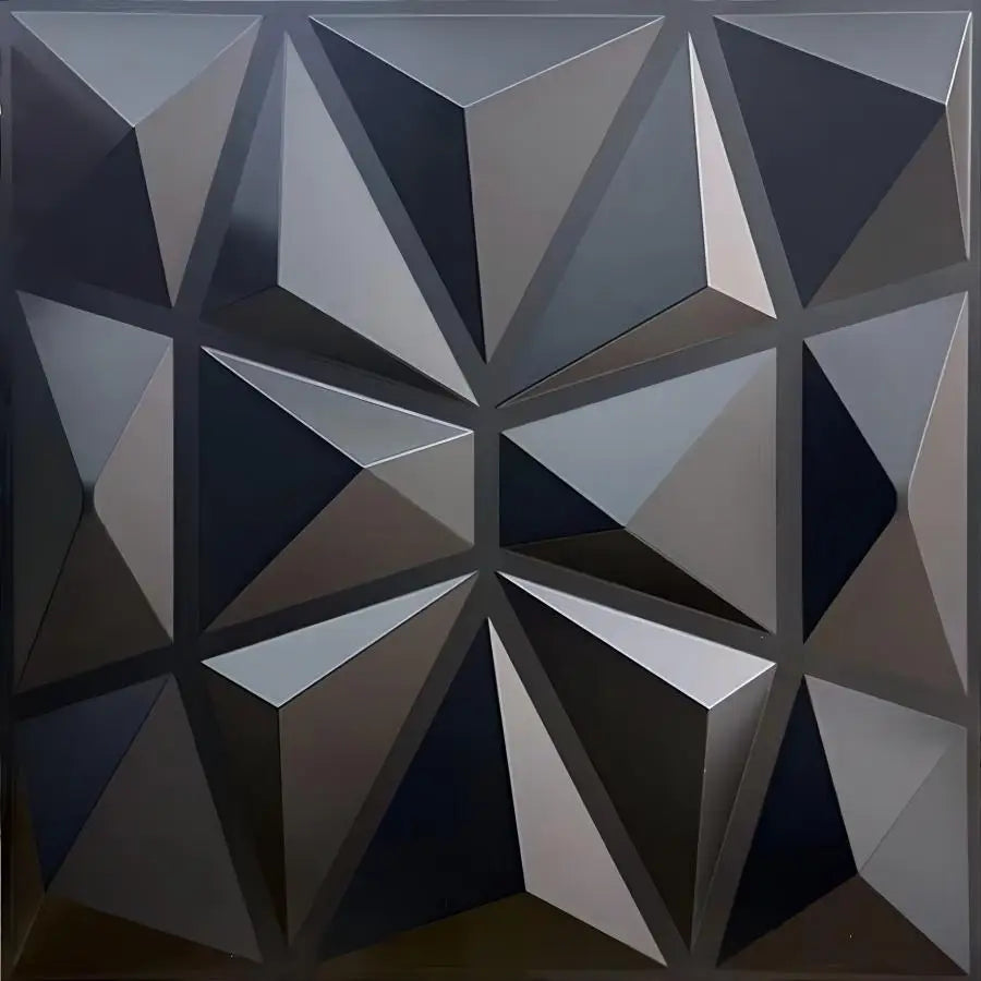 panneaux decoratifs 3d blanc geometrique moderne adhesif 30cm 30cm intérieur decoration