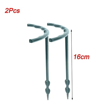 Support plante vert rond moderne 16cm 27cm plastique lisse pièces