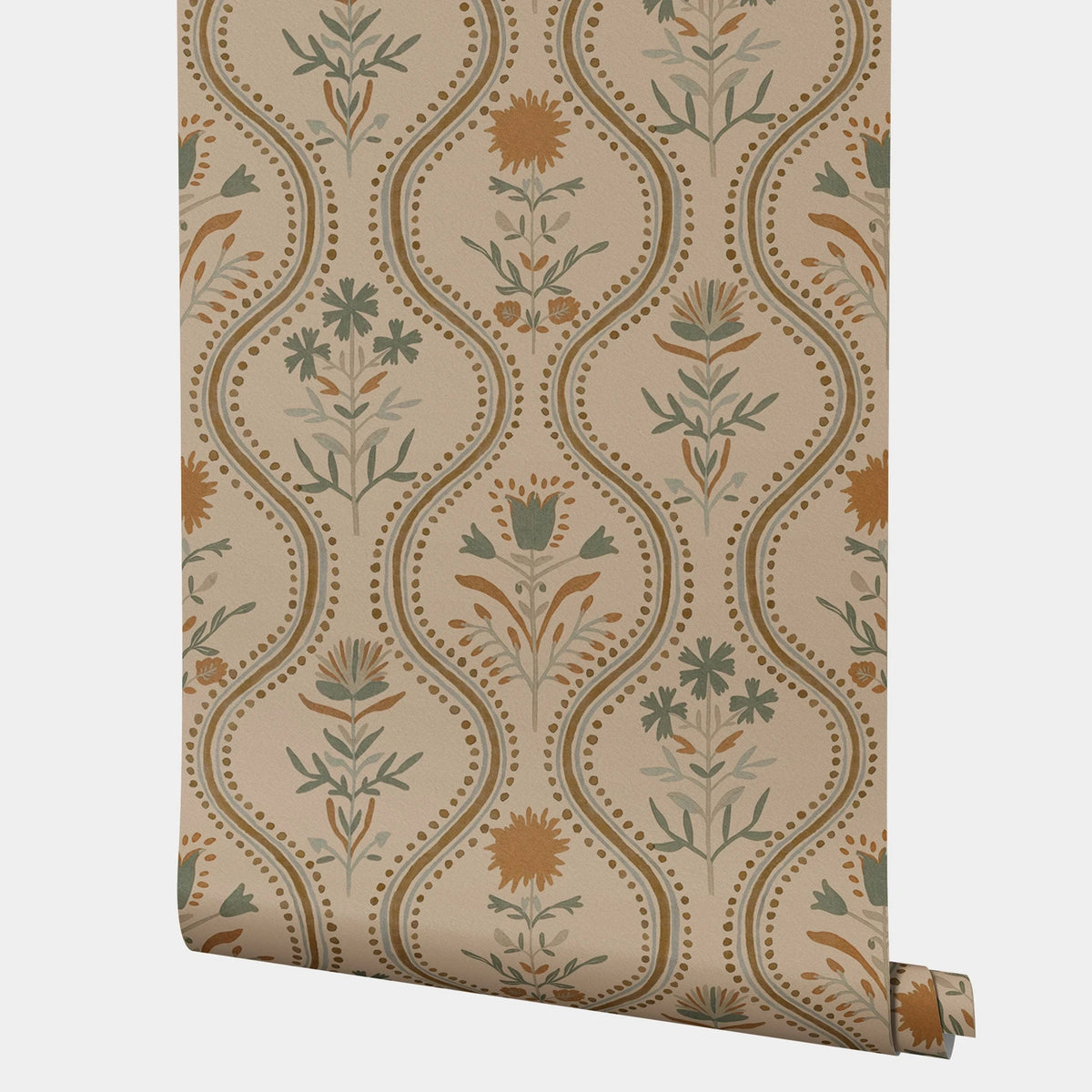 papier peint floral vintage autocollant résistant humidité moisissure environnemental 50x300cm chambre salon