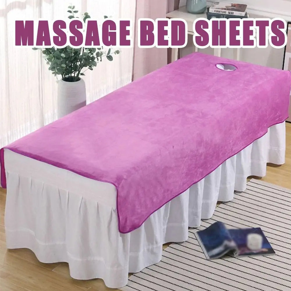 drap massage uni fibre bambou rose clair blanc moderne confortable 80x200cm 120x200cm