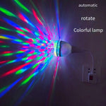 ampoule led multicolore effet scène diamant moderne interrupteur mural vis e27 disco ktv dj