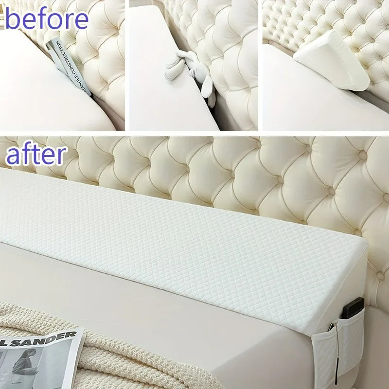 oreiller mousse mémoire forme coton polyester quilté moderne blanc gris réglable lit tête matelas
