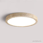 plafonnier led moderne beige gris marbré texture naturelle minimaliste fixations invisibles