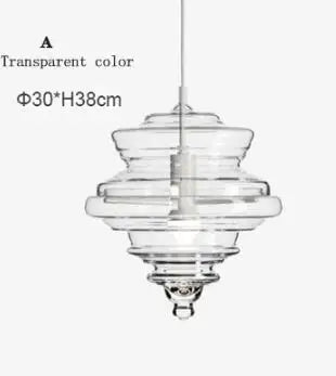 suspension lumineuse moderne verre transparent conique ampoules led blanc doré chambre salon