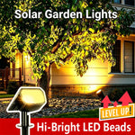 projecteur solaire jardin led rgb étanche ip65 moderne noir fixations oeilletsextérieur lumière