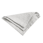 serviettes tissu lin naturel classiques blanc vert bleu clair rose pâle marron respectueux environnement