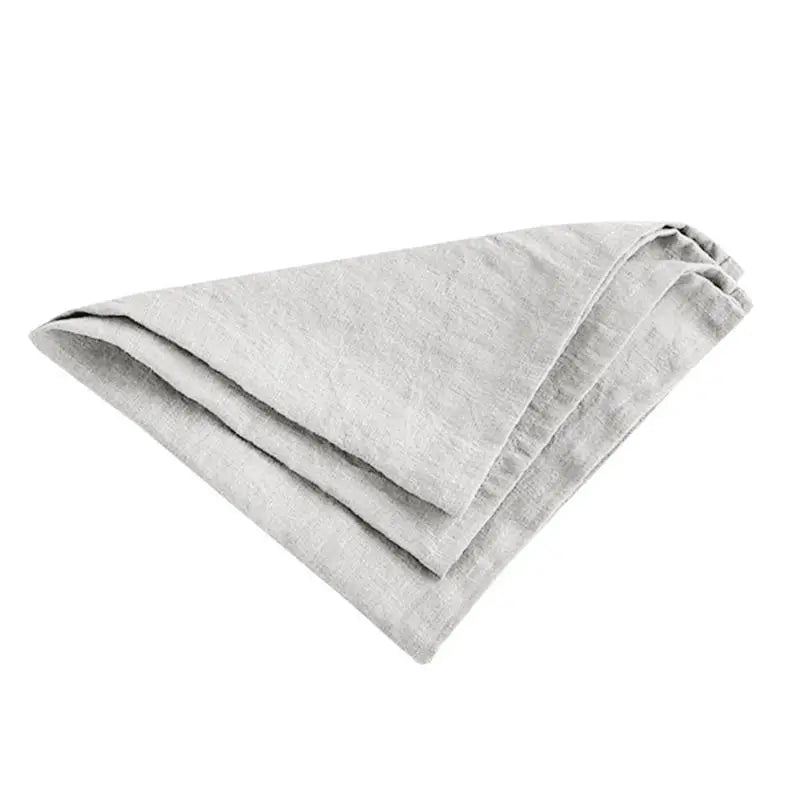 serviettes tissu lin naturel classiques blanc vert bleu clair rose pâle marron respectueux environnement