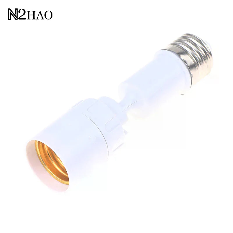 adaptateur led e27 rotation 360 degrés base réglable blanc moderne