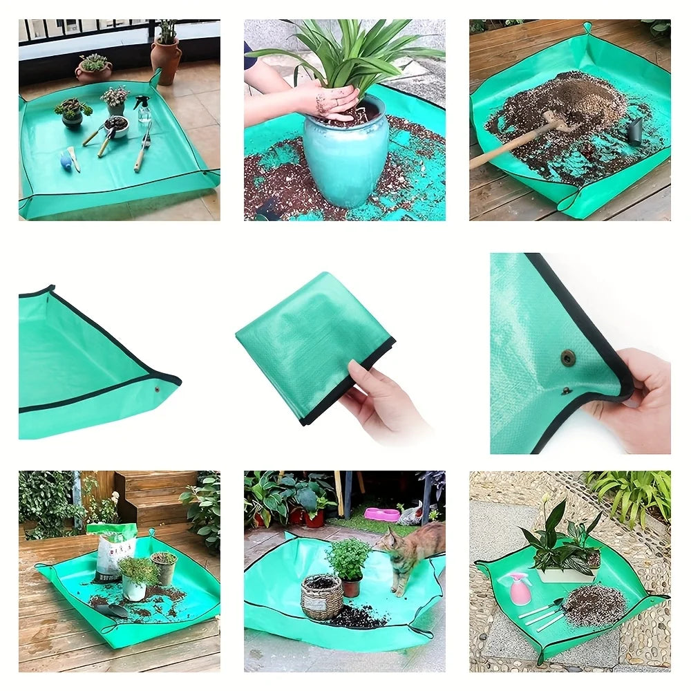tapis jardinage vert moderne anti dérapant pliable plantes succulentes grande taille facile nettoyer poisgnées