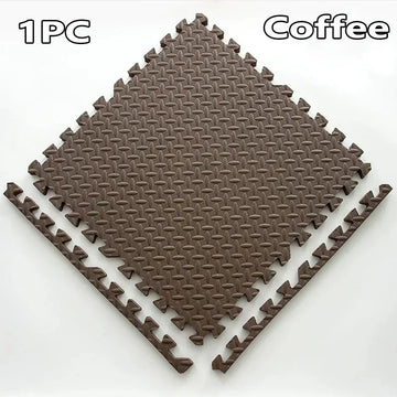 tapis sol modulable puzzle gym fitness pvc antidérapant clips fixation sport intérieur moderne