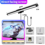 lampe écran incurvé rgb backlight clip moderne noir usb alimentation
