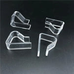 supports nappe transparents adhésifs moderne intérieur extérieur 16 pièces pièces plastique