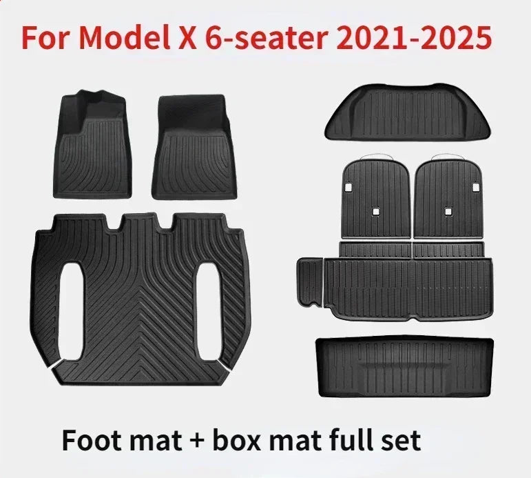 tapis sol voiture noir rayures horizontales moderne antidérapants sièges