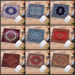 tapis souris persan motif traditionnel rouge noir bleu classique gaming desk mat souris clavier