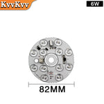 plaque led circulaire 14w 108mm haute luminosité argentée sans pilote tech