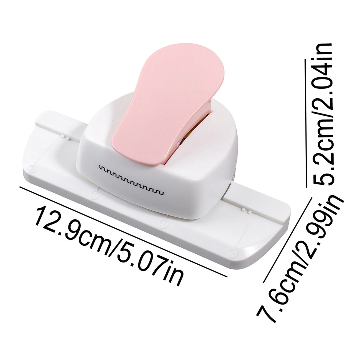 perforateur bords blanc bleu clair rose clair papeterie scrapbooking cartes decoration étudiante minimaliste