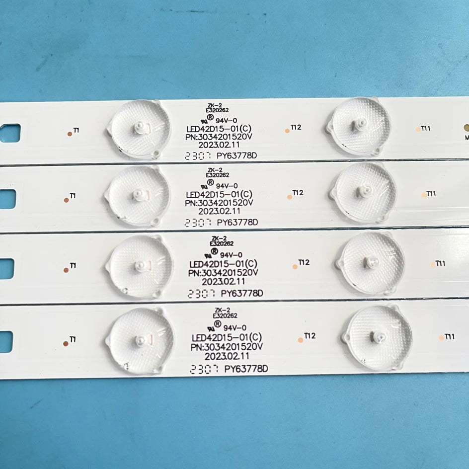 bande led 855mm blanc connecteurs dorés flux lumineux lt modernes